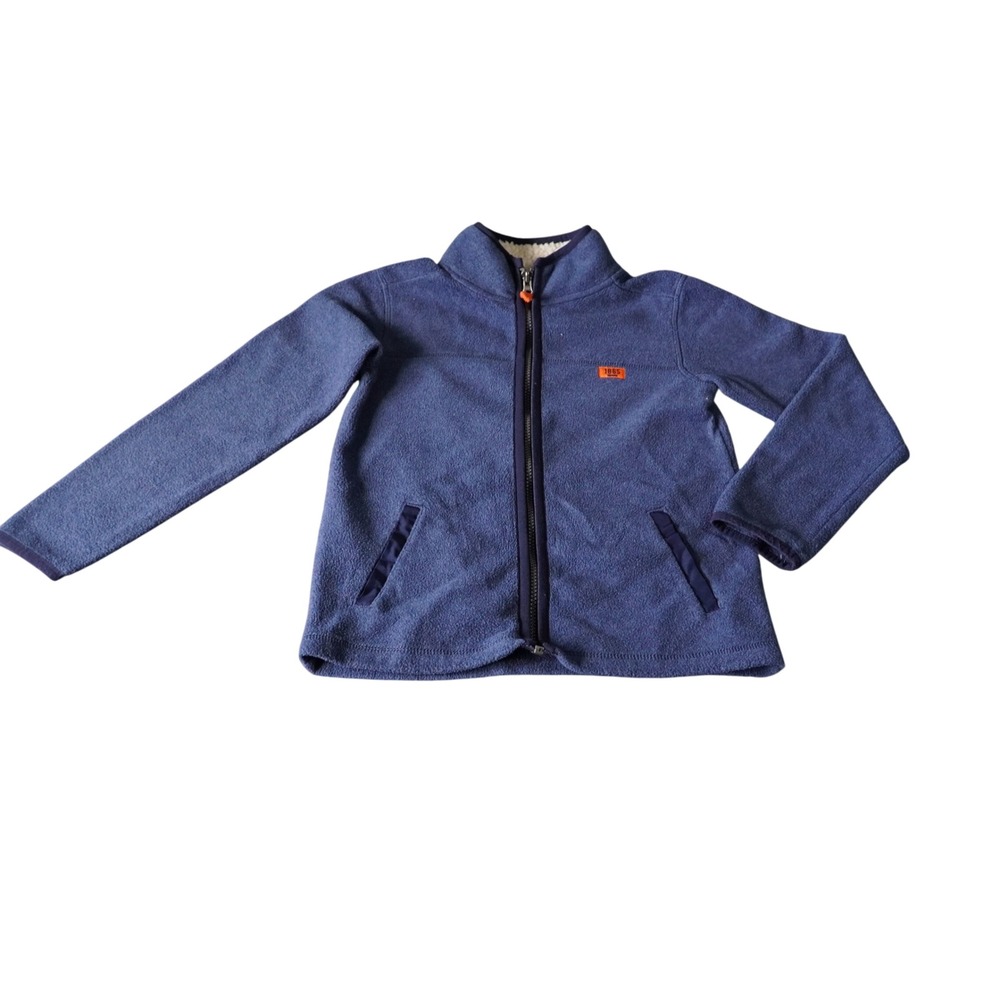 Carter's Kids Blue‎ Fleece Zip Up Jacket Size 7 Sherpa Lined